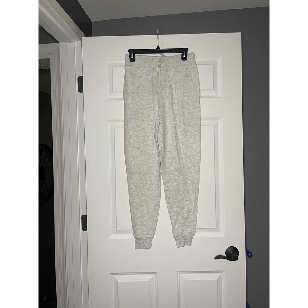 Maverick the collection Cozy Lounge jogger Pants small beige gray heathered NWT